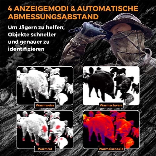 Wärmebild-Monokular, Wärmebildkamera, Wärmebild-Monokular-Nachtsicht-Teleskop, 10-mm-Brennweite Anwendung